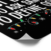 Am wahrscheinlichsten, den Weihnachtsmann Fragen, Poster (Ecke)