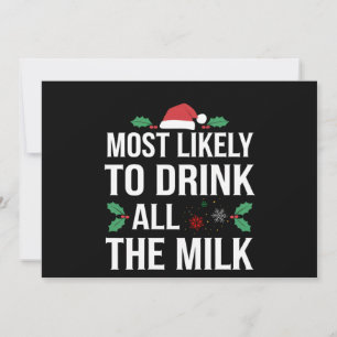 Am Wahrscheinlichsten, Die Ganze Milch Zu Trinken Ankündigung