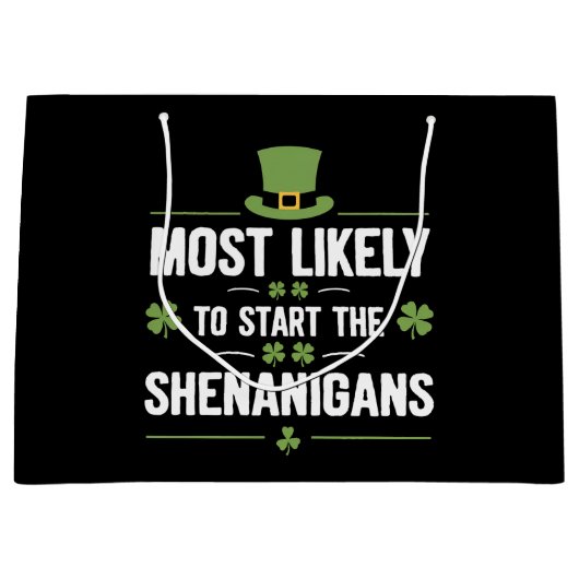 Am wahrscheinlichsten, die Shenanigans St Patrick' Große Geschenktüte (Vorderseite)