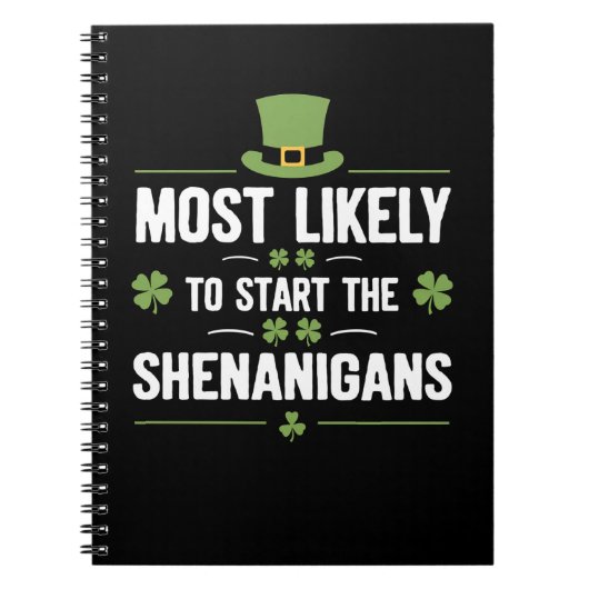 Am wahrscheinlichsten, die Shenanigans St Patrick' Notizblock (Vorderseite)