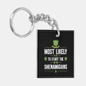 Am wahrscheinlichsten, die Shenanigans St Patrick' Schlüsselanhänger (Vorderseite links)