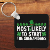 Am wahrscheinlichsten, die Shenanigans St Patrick' Schlüsselanhänger (Vorderseite)