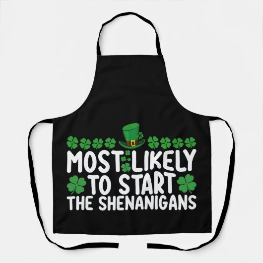 Am wahrscheinlichsten, die Shenanigans St Patrick' Schürze (Vorderseite)