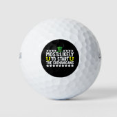 Am wahrscheinlichsten, die Shenanigans St Patricks Golfball (Vorderseite)