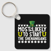Am wahrscheinlichsten, die Shenanigans St Patricks Schlüsselanhänger (Vorderseite)