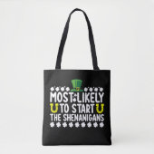 Am wahrscheinlichsten, die Shenanigans St Patricks Tasche (Vorderseite)