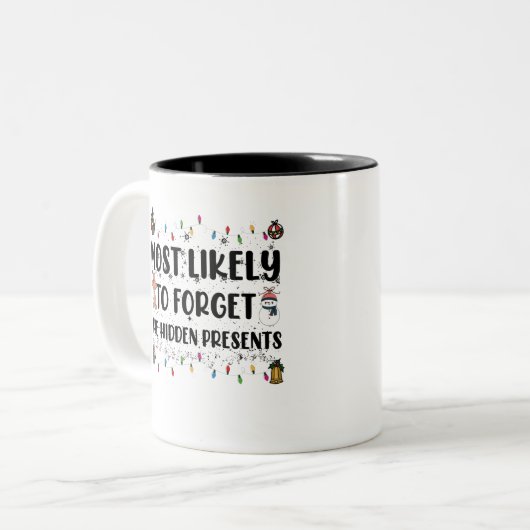 Am wahrscheinlichsten, die versteckte Geschenke Fa Zweifarbige Tasse (Vorderseite Links)