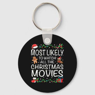 Am wahrscheinlichsten die Weihnachtsfilme Familie Schlüsselanhänger