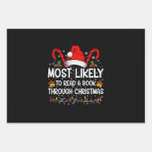 Am wahrscheinlichsten ein Buch bis Weihnachten zu Geschenkpapier Set (Vorderseite)