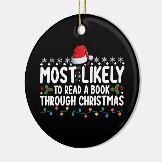 Am wahrscheinlichsten ein Buch bis Weihnachten zu Keramik Ornament (Links)