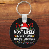 Am wahrscheinlichsten ein Buch bis Weihnachten zu  Schlüsselanhänger (Vorderseite)
