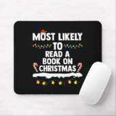 Am wahrscheinlichsten ein Buch über Weihnachten Ma Mousepad (Mit Mouse)