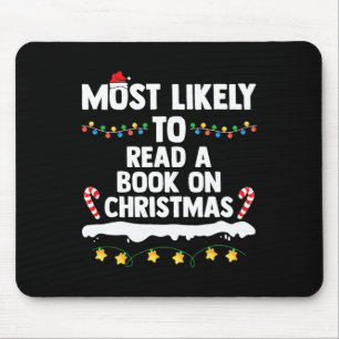 Am wahrscheinlichsten ein Buch über Weihnachten Ma Mousepad