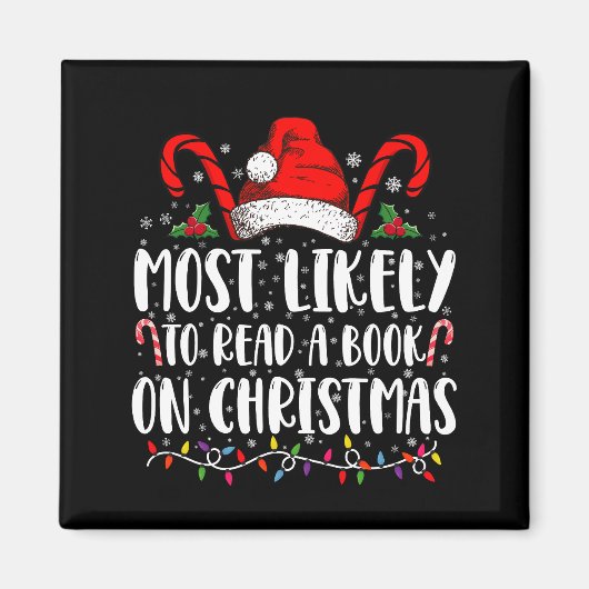 Am wahrscheinlichsten ein Buch über Weihnachtspass Magnet (Vorne)