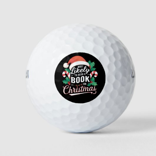 Am wahrscheinlichsten ein Buch zu Weihnachten zu l Golfball (Vorderseite)