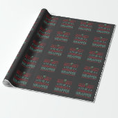 Am wahrscheinlichsten ein Gangsta Wrapper Funny Xm Geschenkpapier (Ungerollt)