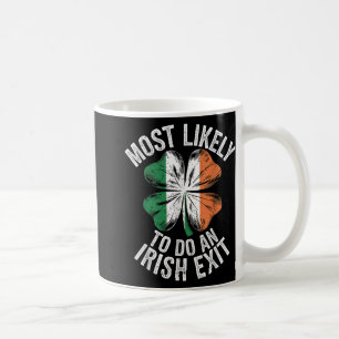 Am wahrscheinlichsten einen irischen Ausgang Goodb Kaffeetasse
