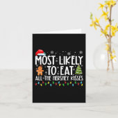 Am wahrscheinlichsten essen alle Hershey Kisses Fu Karte (Gelbe Blume)