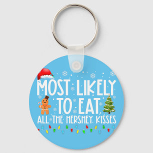 Am wahrscheinlichsten essen alle Hershey Kisses Fu Schlüsselanhänger