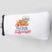 Am wahrscheinlichsten essen alle Sufganiyot Hanukk Golf Headcover (Vorderseite)