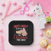 Am wahrscheinlichsten essen alle Weihnachtsbaumkuc Pappteller (Party)