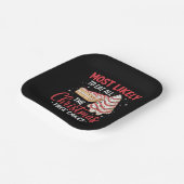 Am wahrscheinlichsten essen alle Weihnachtsbaumkuc Pappteller (Gewinkelt)