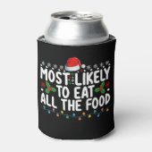 Am wahrscheinlichsten essen alle Weihnachtsfamilie Dosenkühler (Kanne Vorderseite)