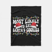 Am wahrscheinlichsten essen, dass die Kekse des We Fleecedecke (Vorderseite)