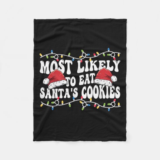 Am wahrscheinlichsten essen, dass die Kekse des We Fleecedecke (Vorderseite)