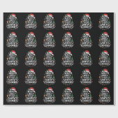 Am wahrscheinlichsten essen Santas Cookies Familie Geschenkpapier (Flach)