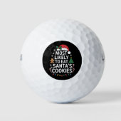 Am wahrscheinlichsten essen Santas Cookies Familie Golfball (Vorderseite)