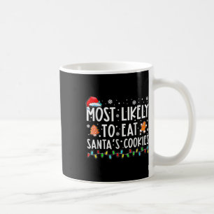 Am wahrscheinlichsten essen Santas Cookies Familie Kaffeetasse