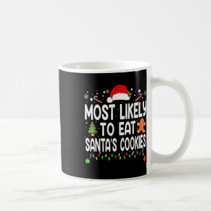 Am wahrscheinlichsten essen Santas Cookies Familie Kaffeetasse