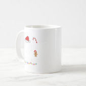 Am wahrscheinlichsten essen Santas Cookies Familie Kaffeetasse (Vorderseite Links)