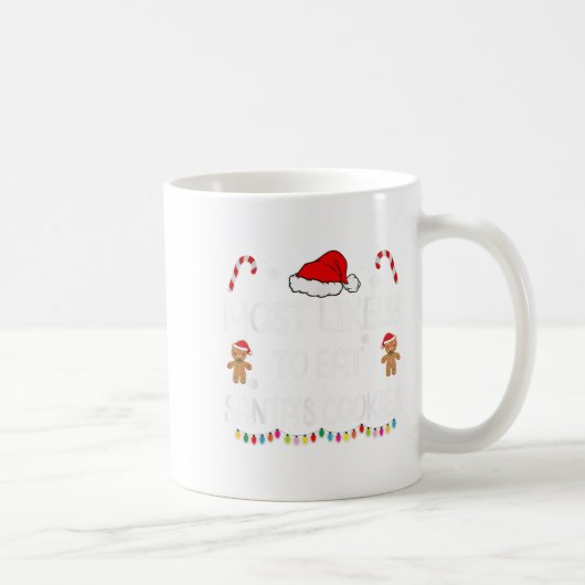 Am wahrscheinlichsten essen Santas Cookies Familie Kaffeetasse (Rechts)