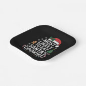 Am wahrscheinlichsten essen Santas Cookies Familie Pappteller (Gewinkelt)