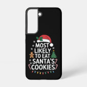 Am wahrscheinlichsten essen Santas Cookies Familie Samsung Galaxy Hülle (Rückseite)
