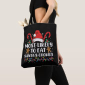 Am wahrscheinlichsten essen Santas Cookies Familie Tasche (Von Nahem)