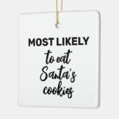 Am wahrscheinlichsten essen Sie die Kekse des Weih Keramikornament (Links)