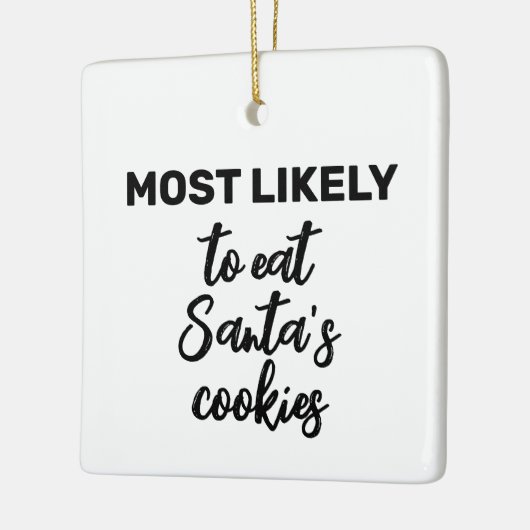 Am wahrscheinlichsten essen Sie die Kekse des Weih Keramikornament (Links)