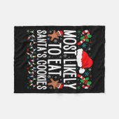 Am wahrscheinlichsten essen Weihnachten in der Kek Fleecedecke (Vorderseite (Horizontal))