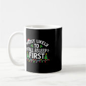 Am wahrscheinlichsten fällt Asleep erste Weihnacht Kaffeetasse (Links)