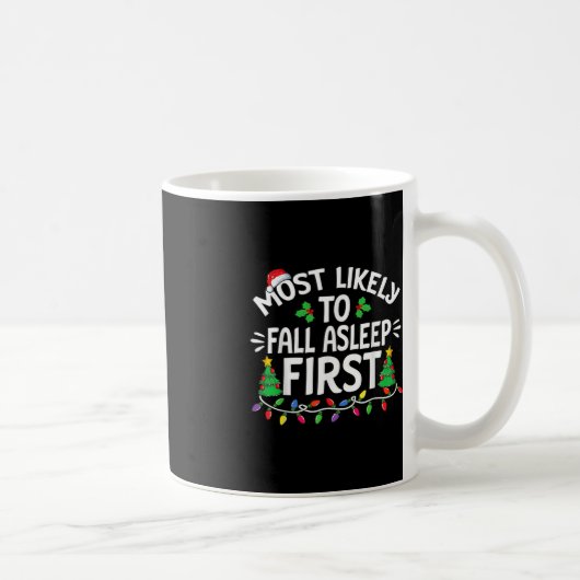 Am wahrscheinlichsten fällt Asleep erste Weihnacht Kaffeetasse (Rechts)