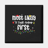 Am wahrscheinlichsten fällt Asleep erste Weihnacht Magnet (Vorne)