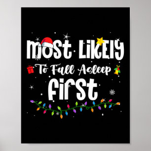 Am wahrscheinlichsten fällt Asleep erste Weihnacht Poster