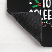 Am wahrscheinlichsten fällt Asleep First Funny Xma Mousepad (Ecke)