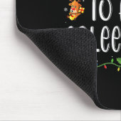 Am wahrscheinlichsten fällt Asleep First Funny Xma Mousepad (Ecke)