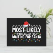 Am wahrscheinlichsten fällt der erste Wart für den Einladung (Stehend Vorderseite)