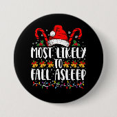 Am wahrscheinlichsten fällt es, dass Weihnachten p Button (Vorderseite)
