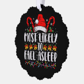 Am wahrscheinlichsten fällt es, dass Weihnachten p Ornament Karte (Links)